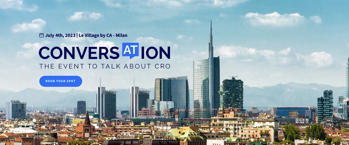 CONVERSatION - The event to talk about CRO