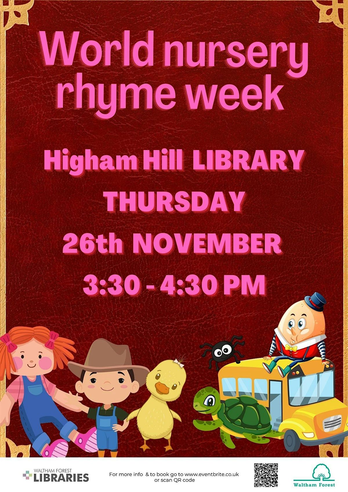 World Nursery Rhyme week @ Higham Hill library