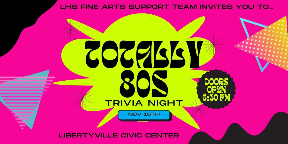 Totally 80s Trivia Night