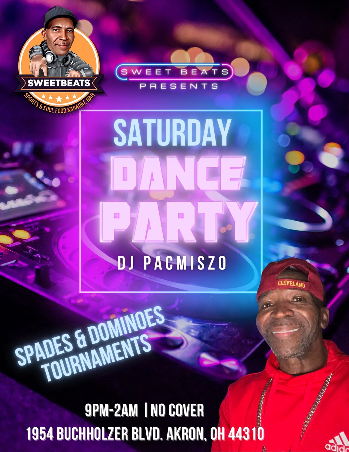 PARTY WITH DJ PAC 8:30-2:30