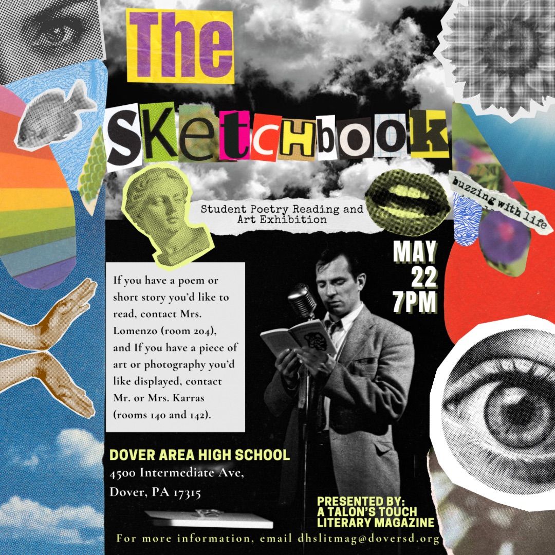 The Sketchbook: Student Poetry Reading and Art Exhibition