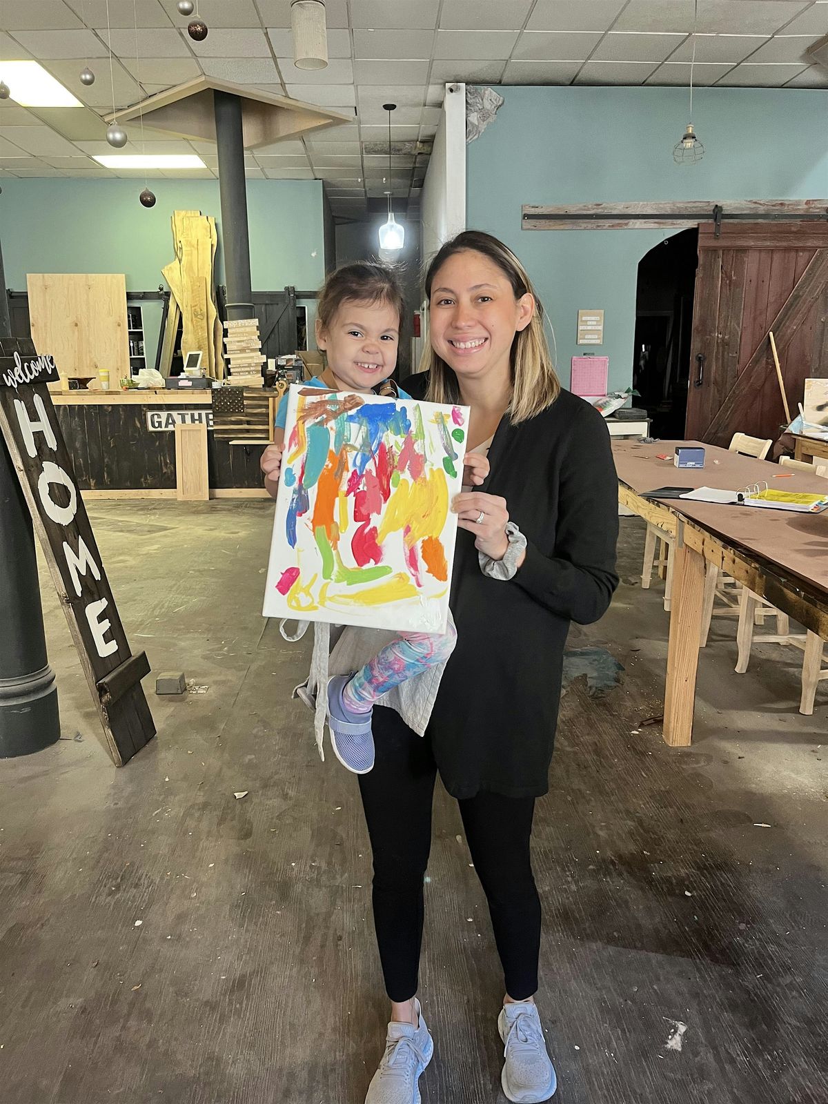 Juice Box and Canvas Class! Kids' Painting Workshop