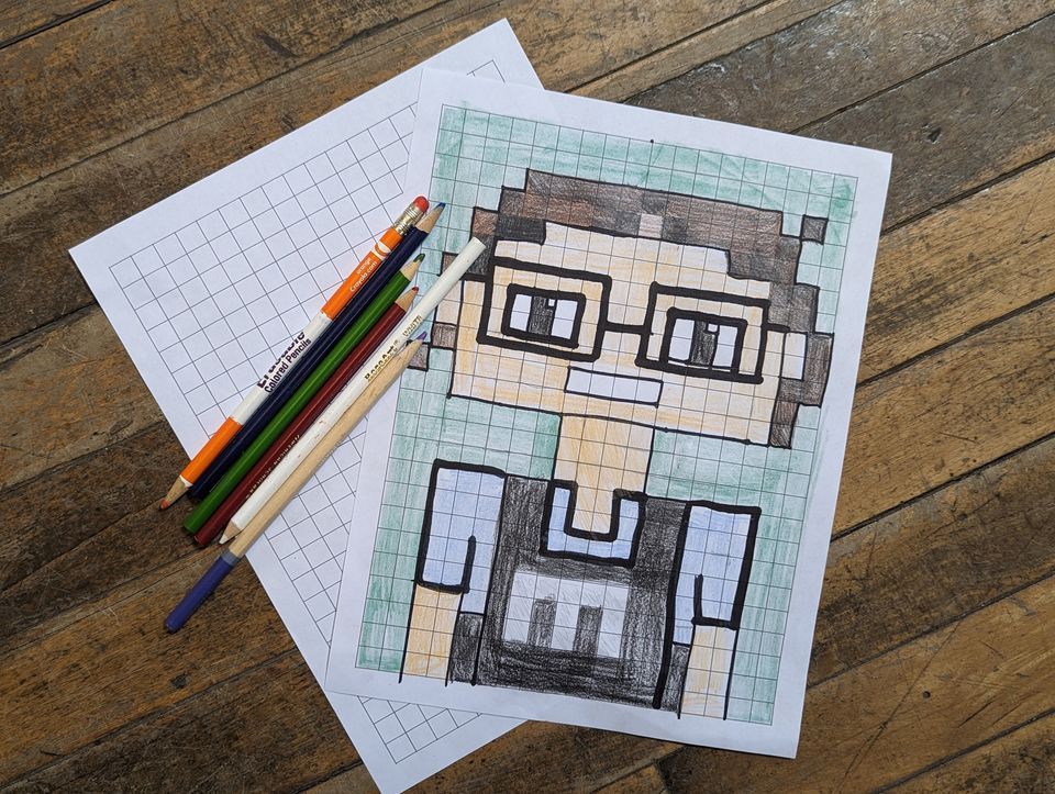 Minecraft Portrait Examples Minecraft Self Portrait, Museum of Visual Materials, Sioux Falls, 6 ...