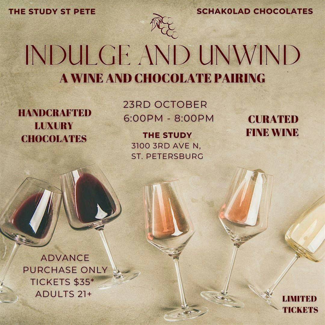 Indulge and Unwind: Chocolate and Wine Tasting Event Featuring Schakolad Chocolates