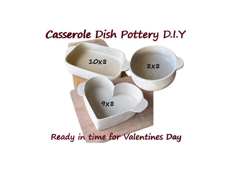 Hand Building with Clay - Personalized Casserole Dish