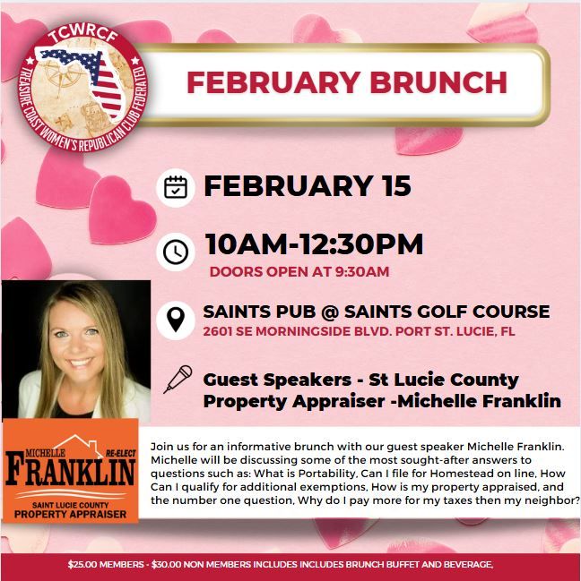 February Brunch with Michelle Franklin, SLC Property Appraiser