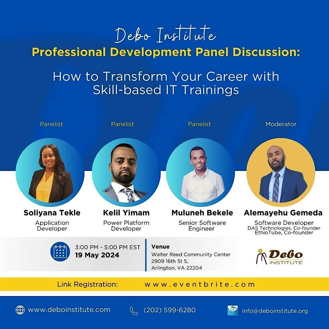 Debo Institute: Professional Development Panel Discussion