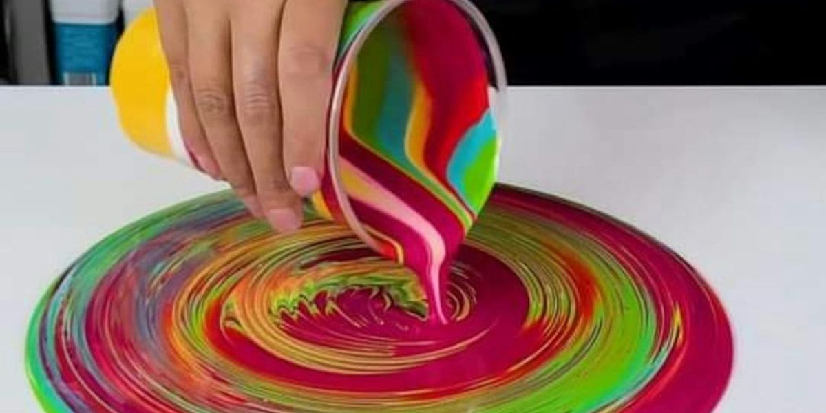 Acrylic Paint Pouring