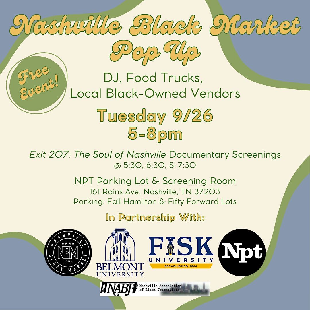 Nashville Black Market Pop Up