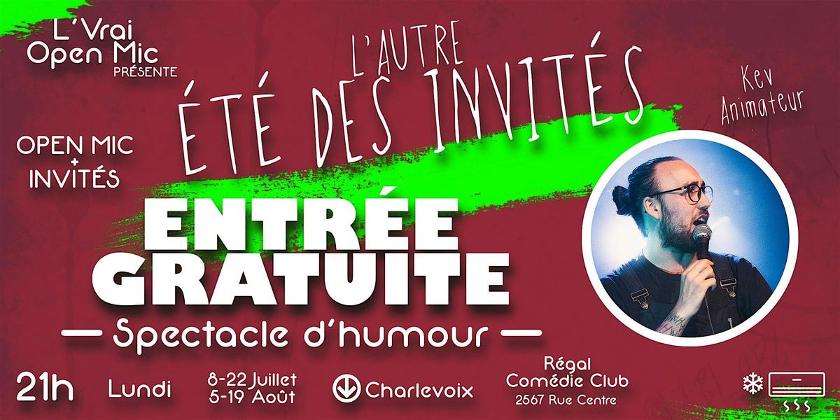 STAND UP COM\u00c9DIE - Spectacle d'humour Open Mic [VRAIOPENMIC.COM]