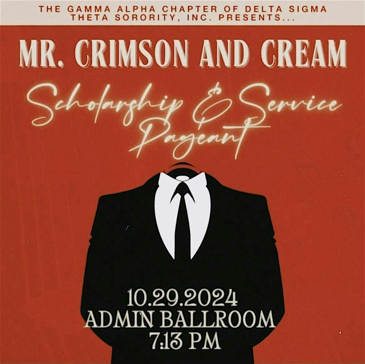 Mister Crimson & Cream Scholarship and Service Pageant