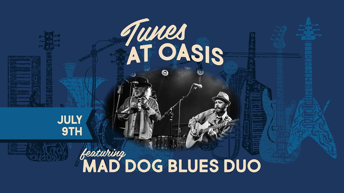 Live Music at Oasis Brewing feat. Mad Dog Blues Duo