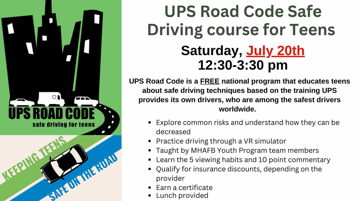 UPS Road Code Safe Driving Course for Teens