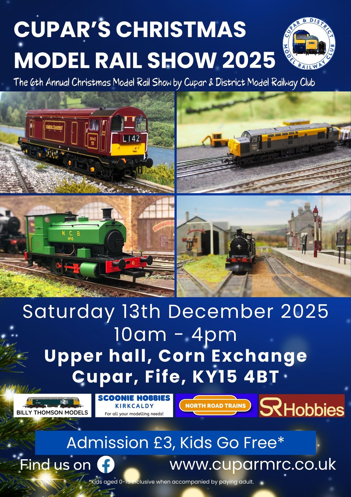 Cupar\u2019s Christmas Model Rail Show 2025