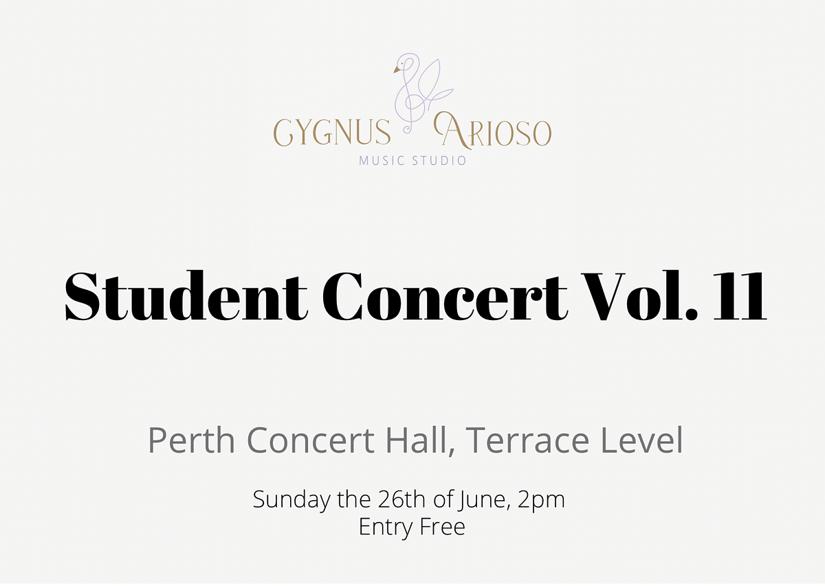 Cygnus Arioso Music Studio - Student Concert Vo. 11
