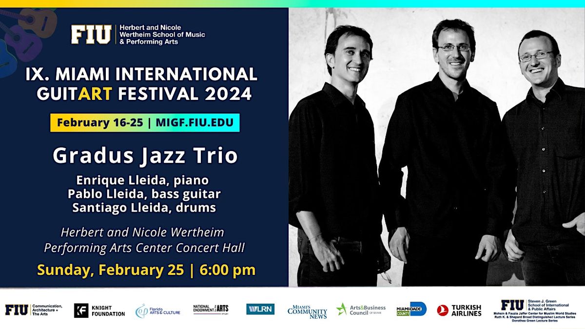 MIGF 2024 GuitART Festival: Gradus Jazz Trio