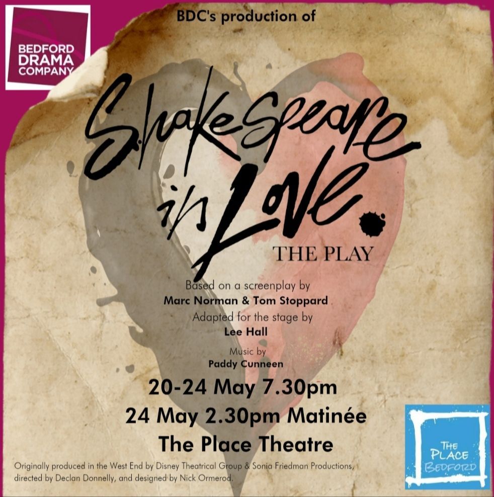 BDC Shakespeare in Love 20-24 May 2025