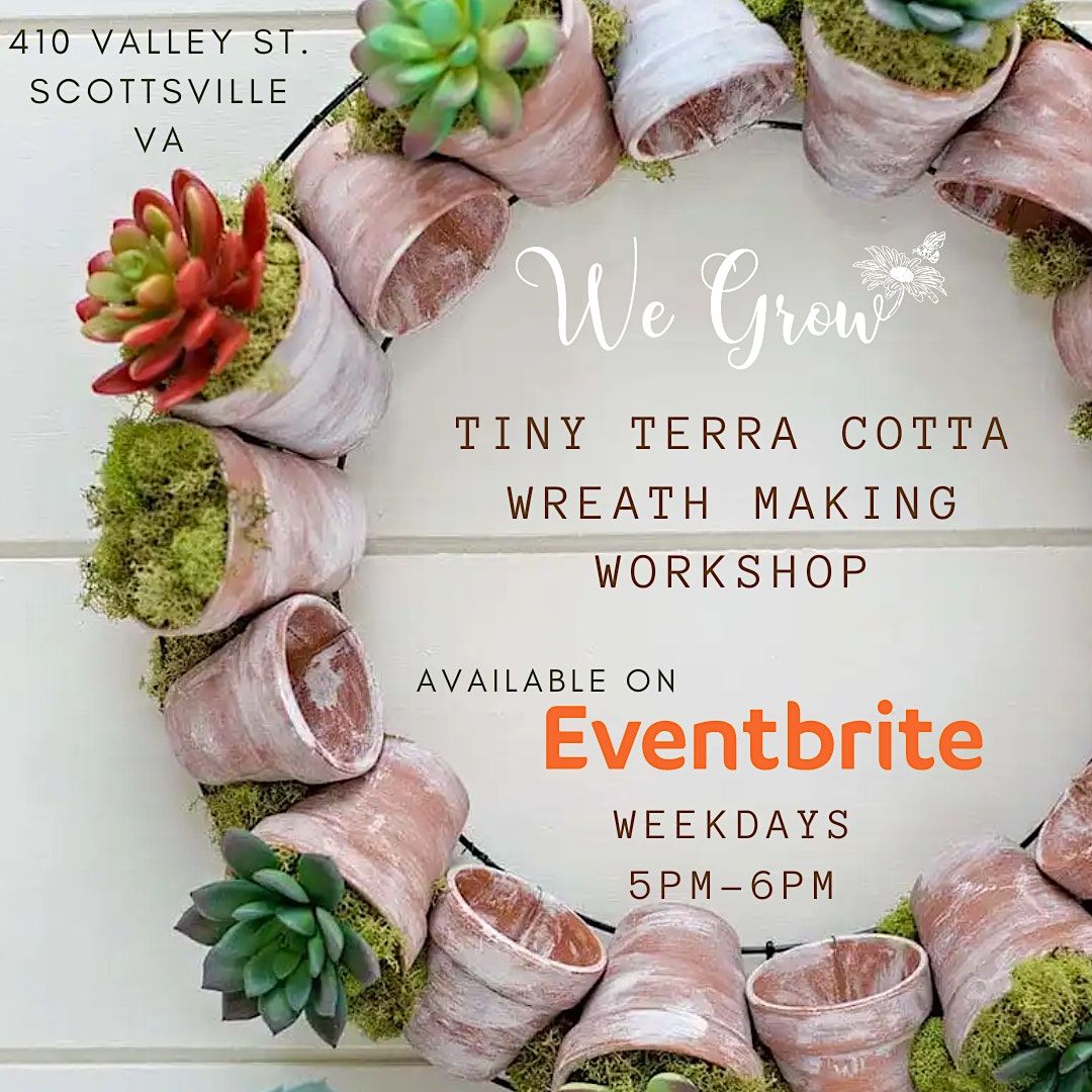 Tiny Terracotta Wreath Workshop