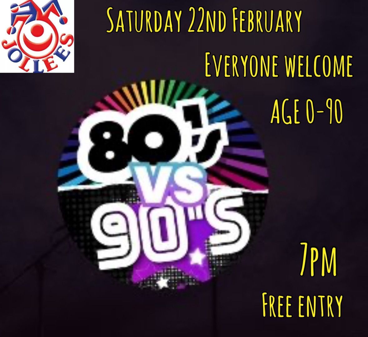 80s vs 90s Night