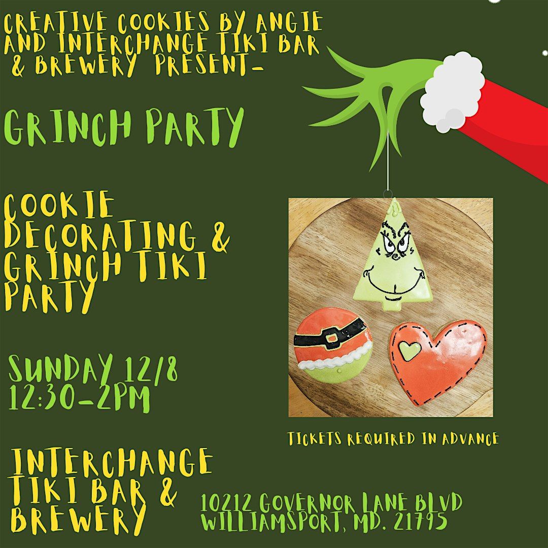 Grinch Cookie Decorating Party