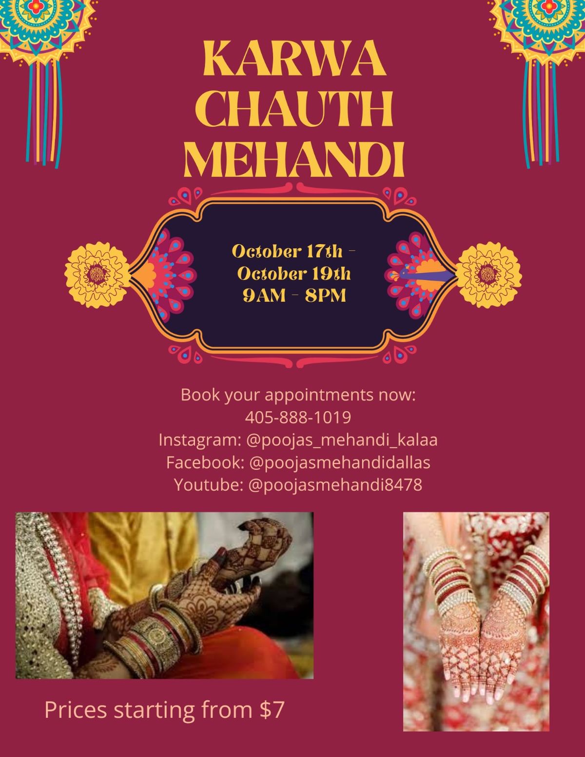 Karwa Chauth Mehandi 