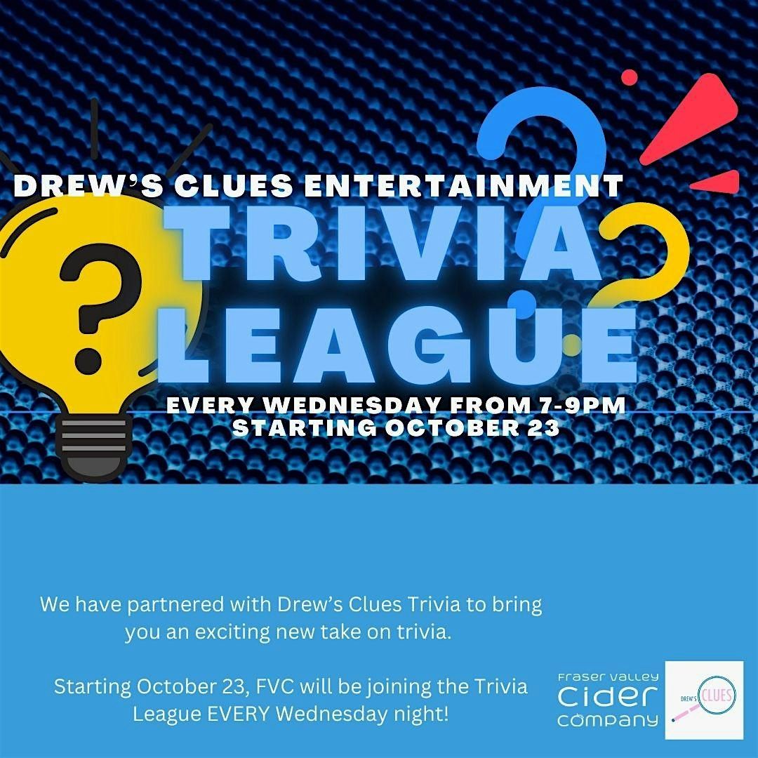 Trivia League - in Partnership with Drew's Clues Entertainment