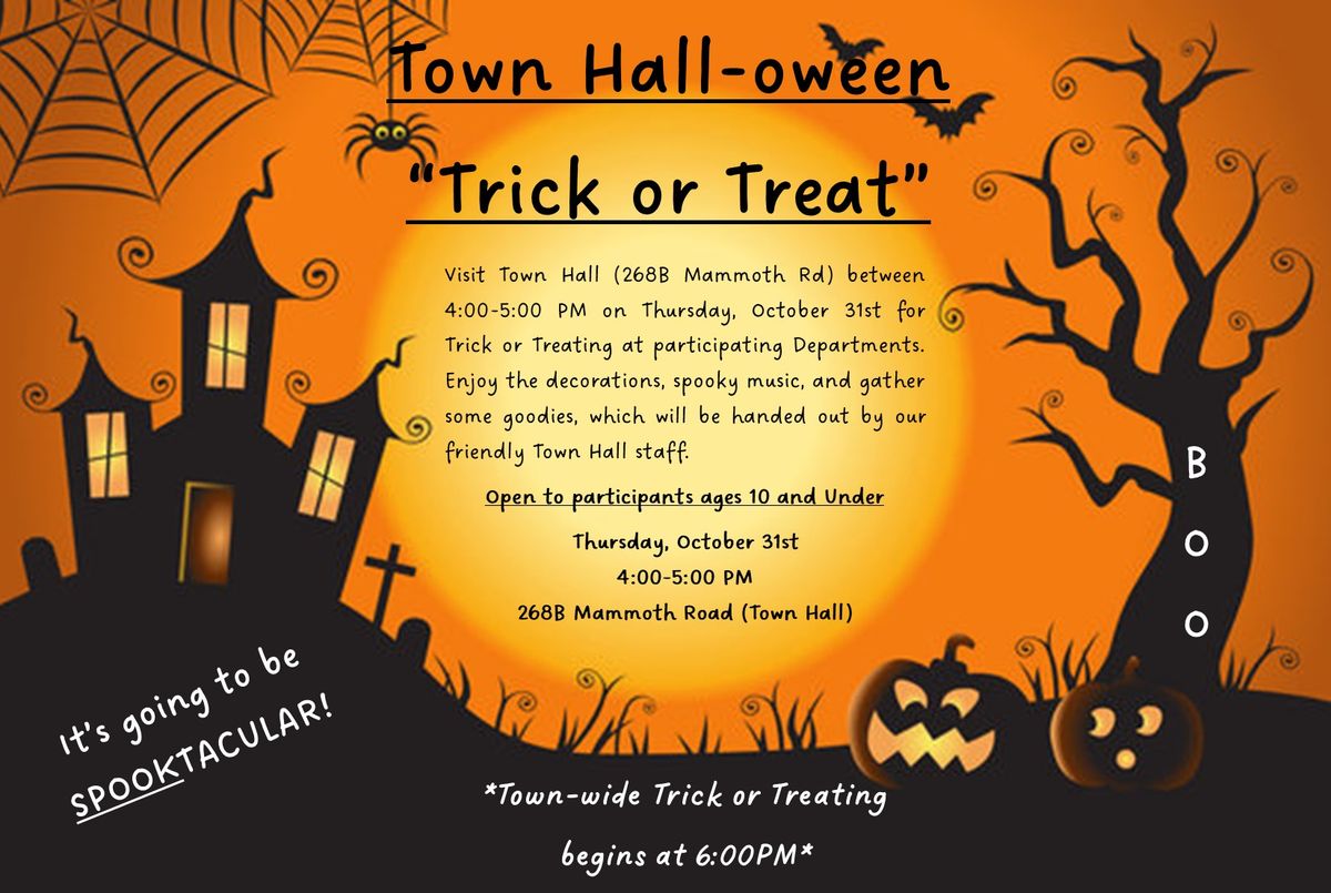 Town Hall-oween Trick or Treating