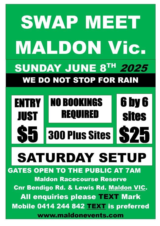 June Maldon Swap Meet