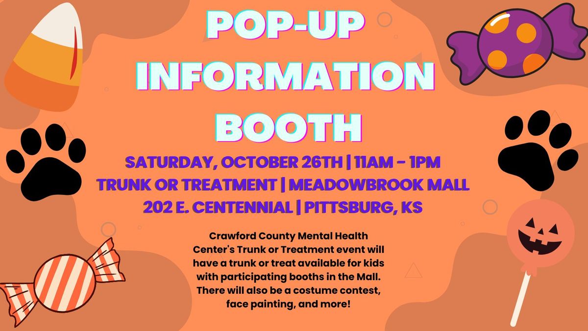 Pop-Up Info Booth @Trunk Or Treatment