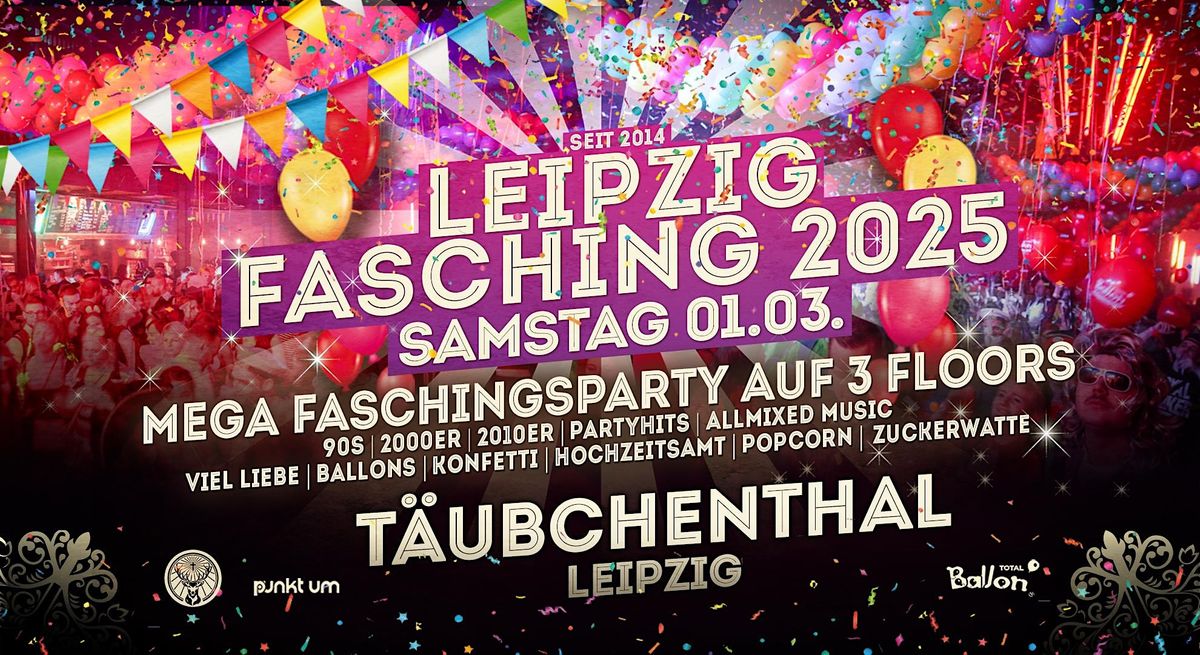 Leipzigs MEGA Faschingsparty 2025