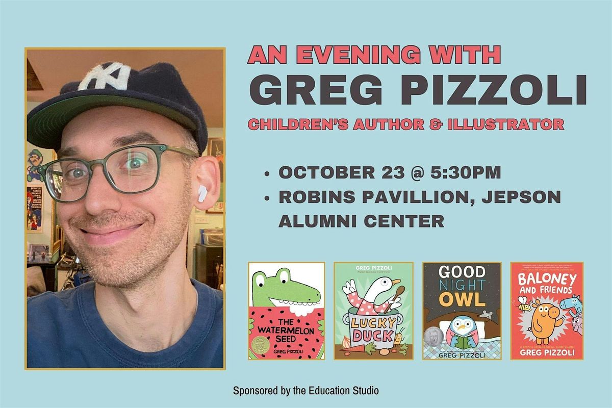 An Evening with Greg Pizzoli