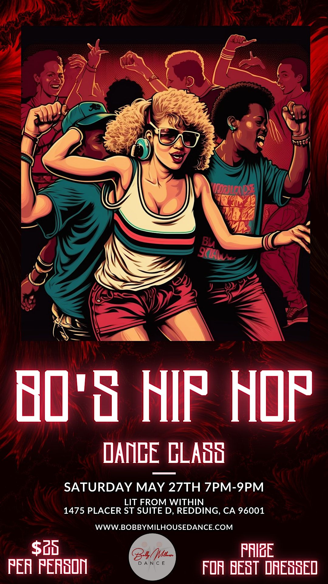 80's Hip Hop Dance Class