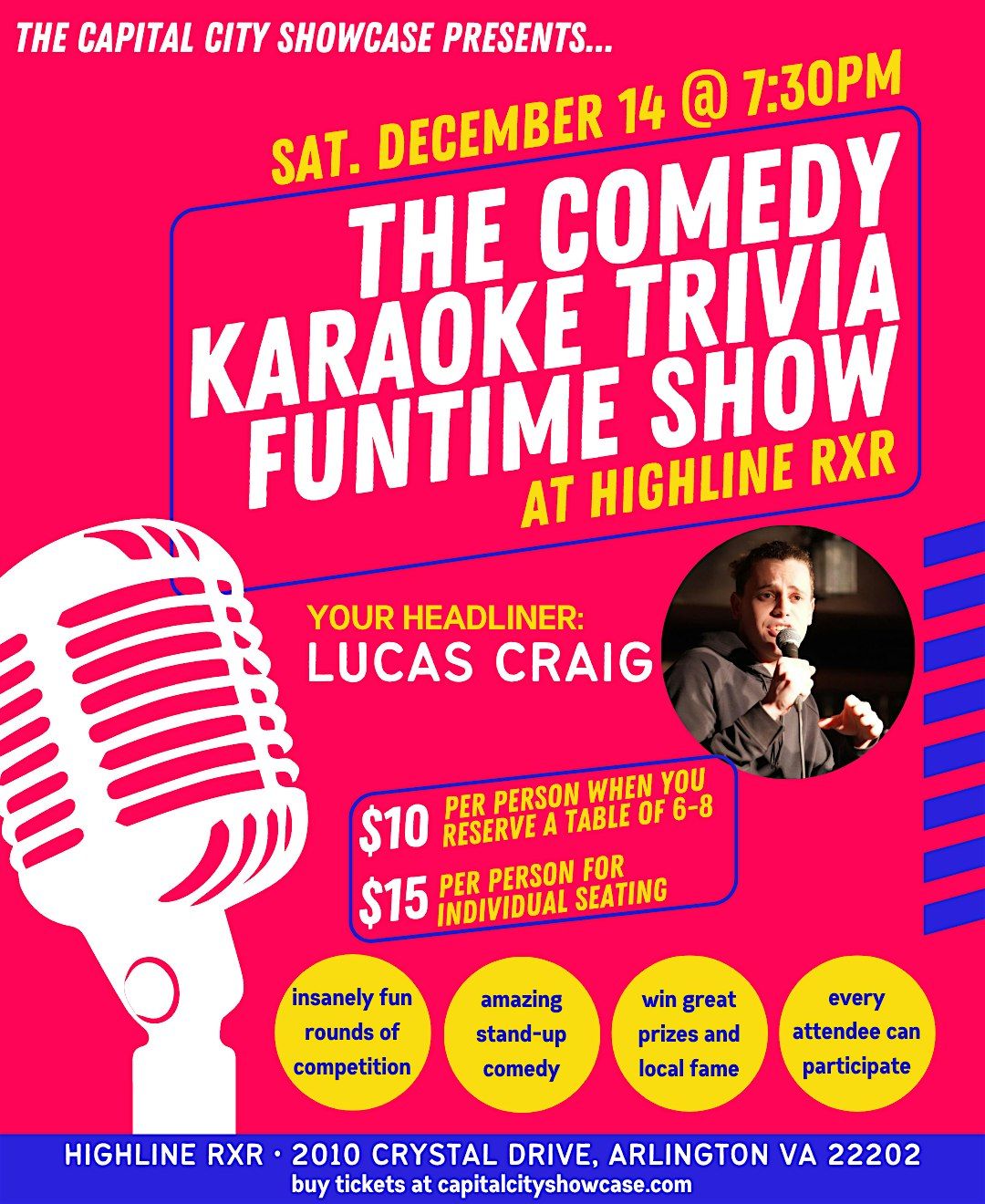 The Comedy Karaoke Trivia Funtime Show with Lucas Craig