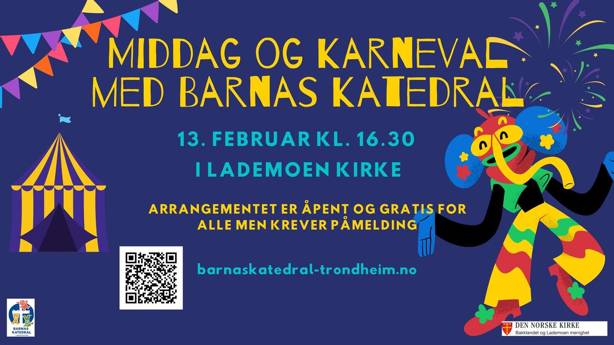 Middag & Karneval med Barnas Katedral