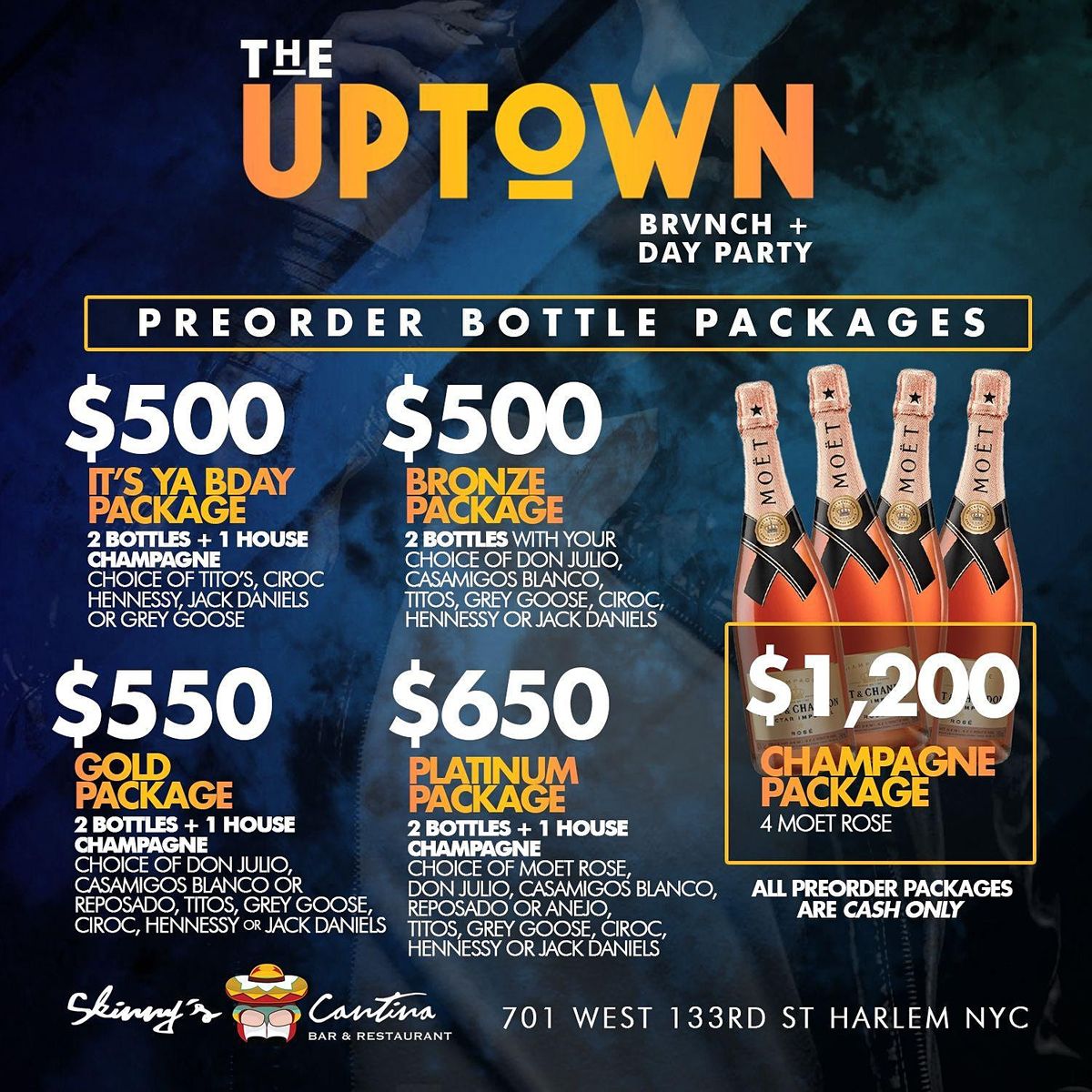 The Uptown Brunch Series At Skinny\u2019s Cantina On The Hudson