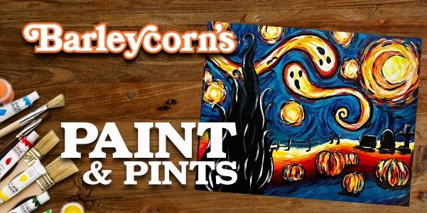 Paint Nite | Starry Ghosts | Florence Barleycorn's