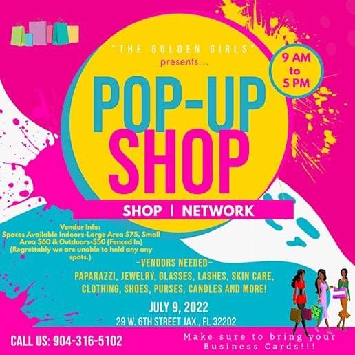 Looking for Vendors for a Pop Up