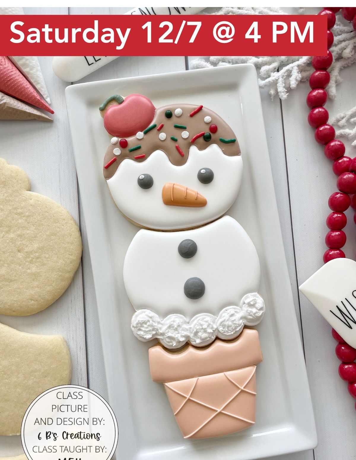 Family Fun with Christmas Cookie Decorating Classes