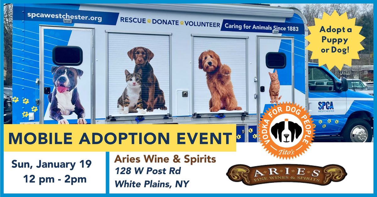 Mobile Adoption Event- Aries Wine & Spirits