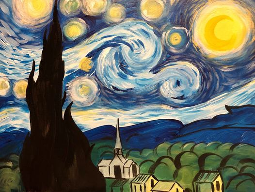 Paint & Wine Afternoon - A Starry Night