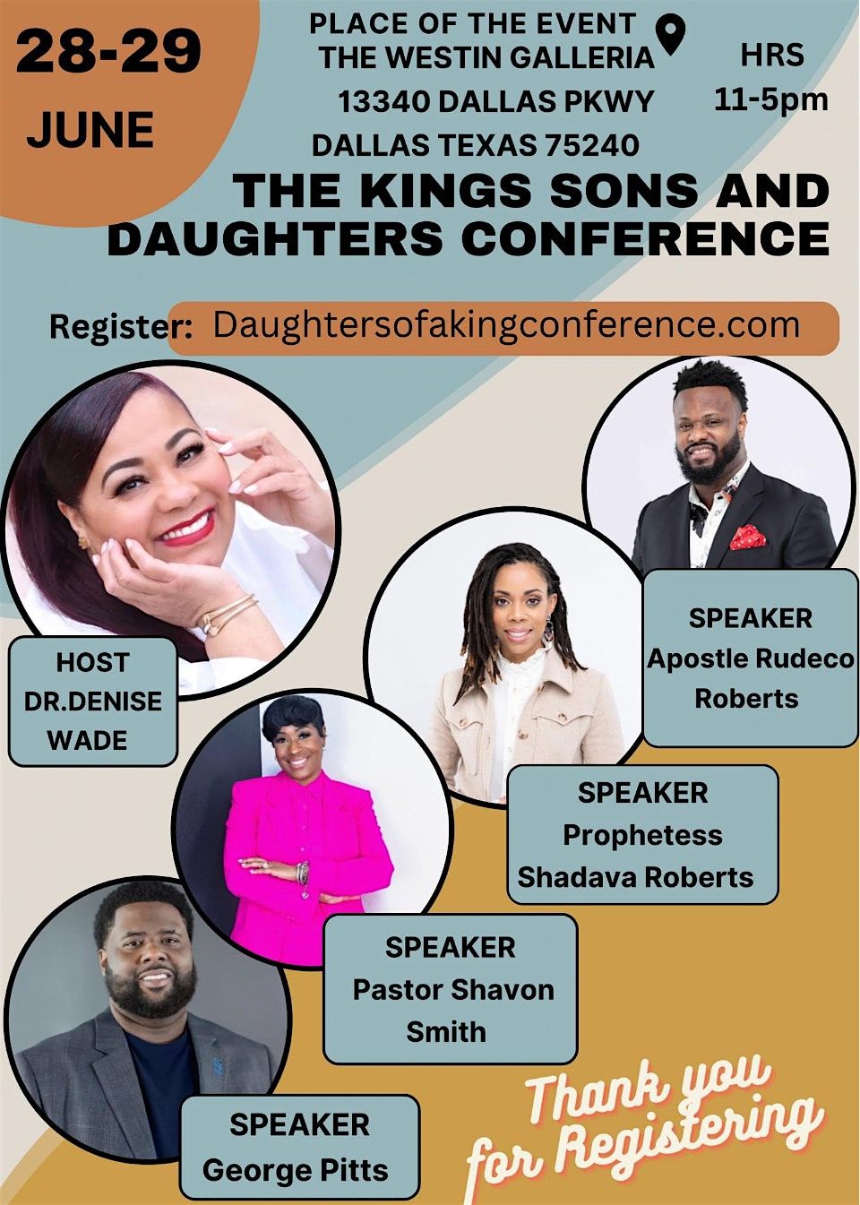 The Kings Sons and Daughters Event