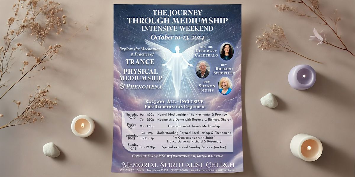 Journey Through Mediumship Intensive Weekend