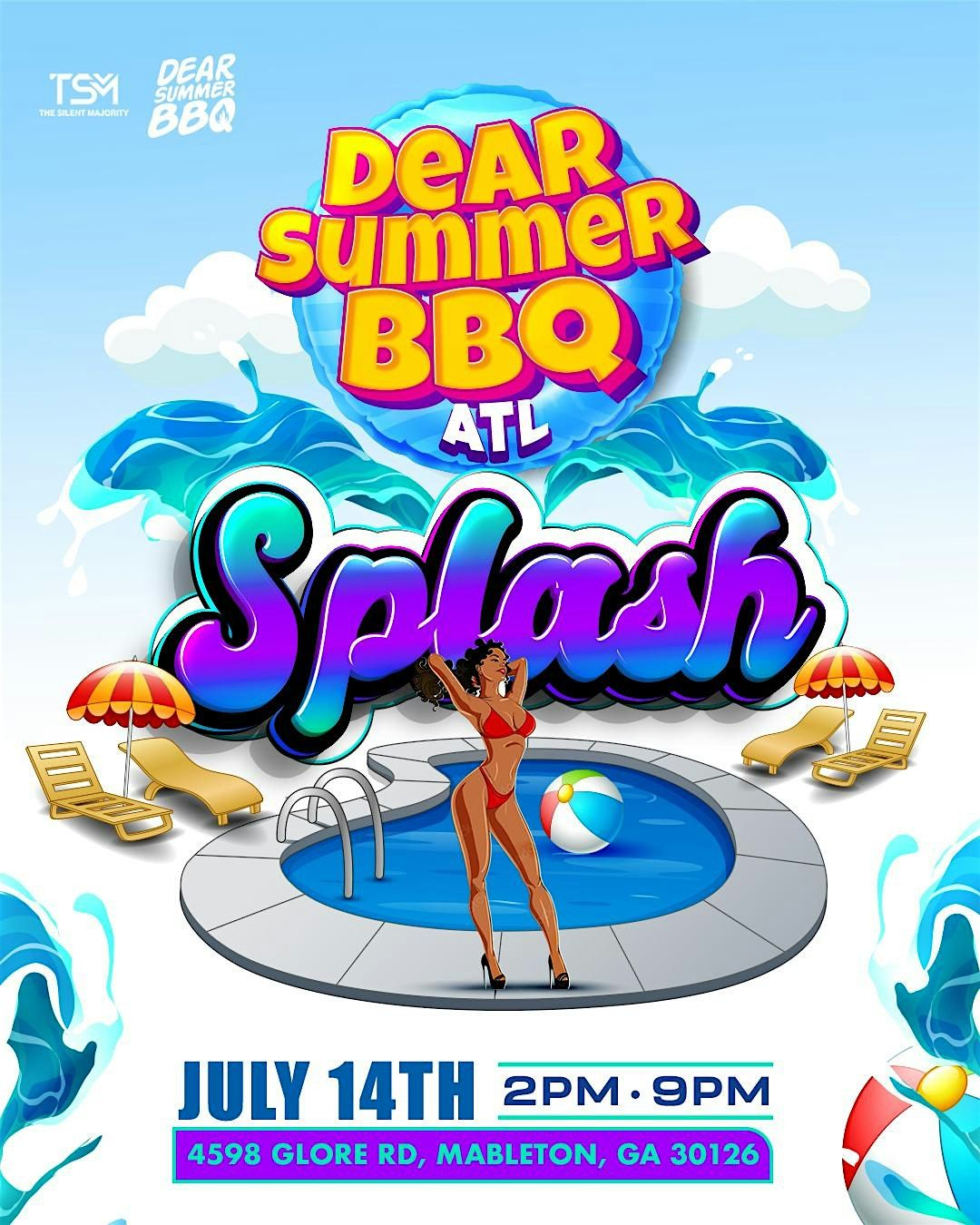 Splash: Dear Summer BBQ ATL POOL PARTY
