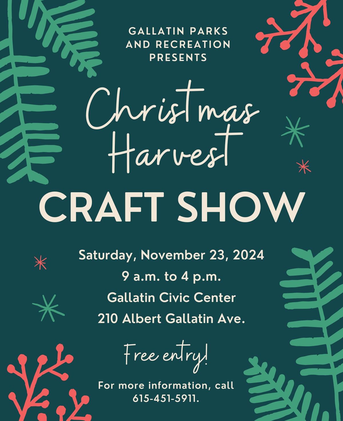 Christmas Harvest Craft Show