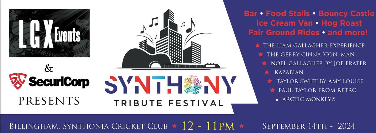 Outdoor Tribute Festival comes to Billingham - Synthony Tribute Festival