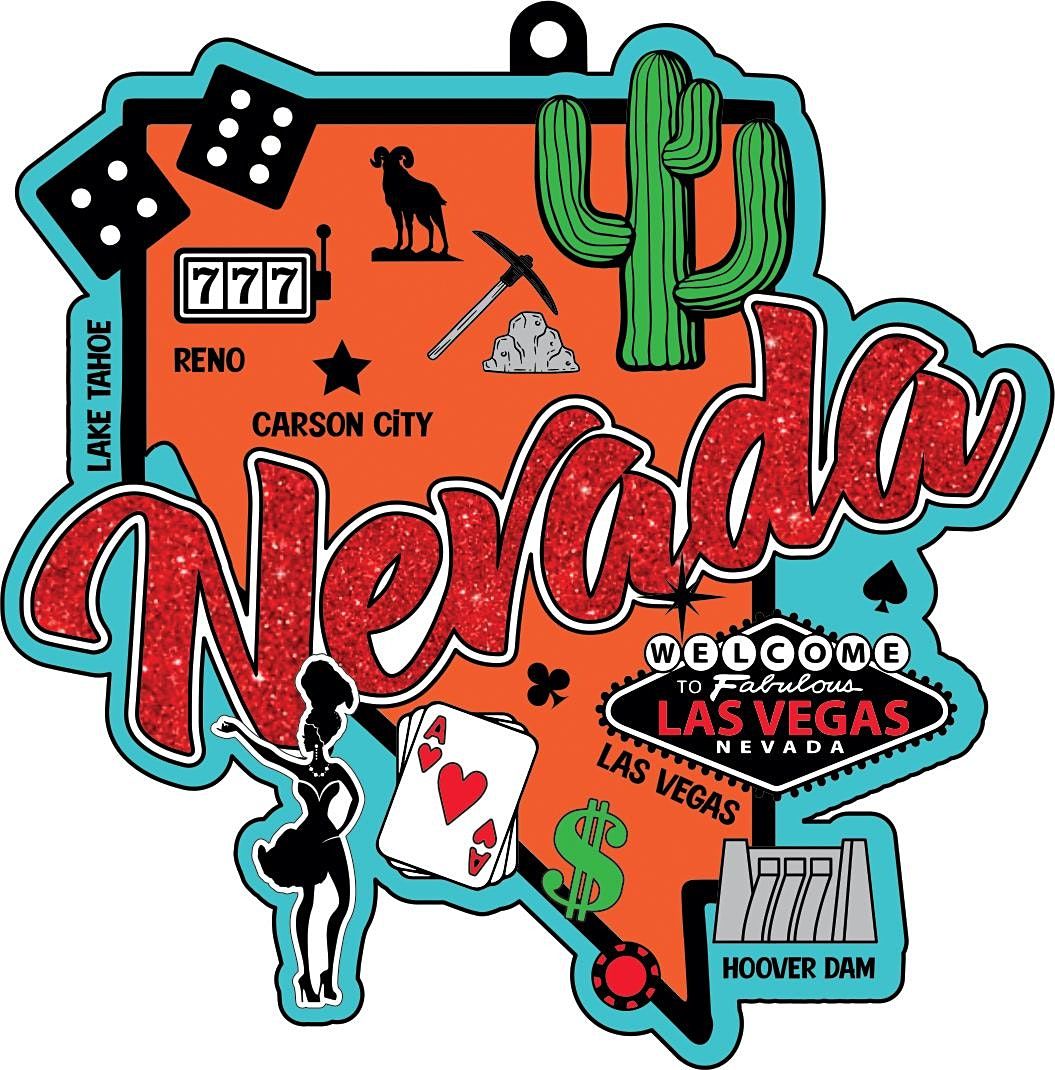 2022  Race Thru Nevada 5K 10K 13.1 26.2 -Participate from Home Save $2