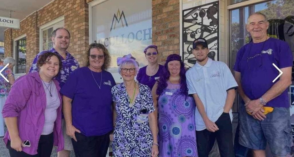 Wauchope Lasiandra Festival Purple People Shopping Day