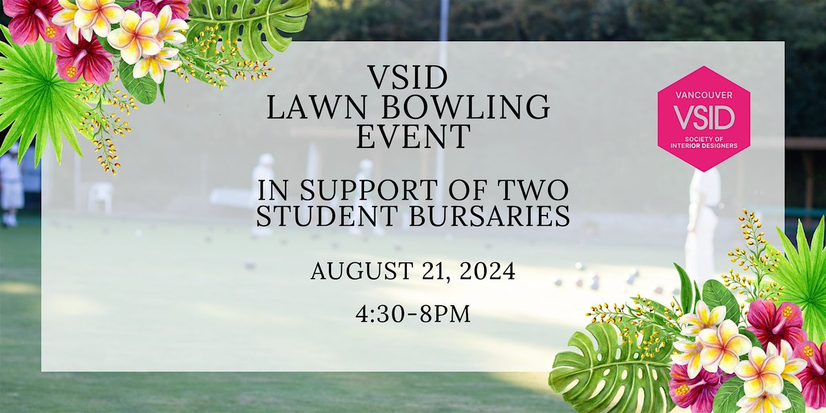 Lawn Bowling Event to Support Student Bursaries