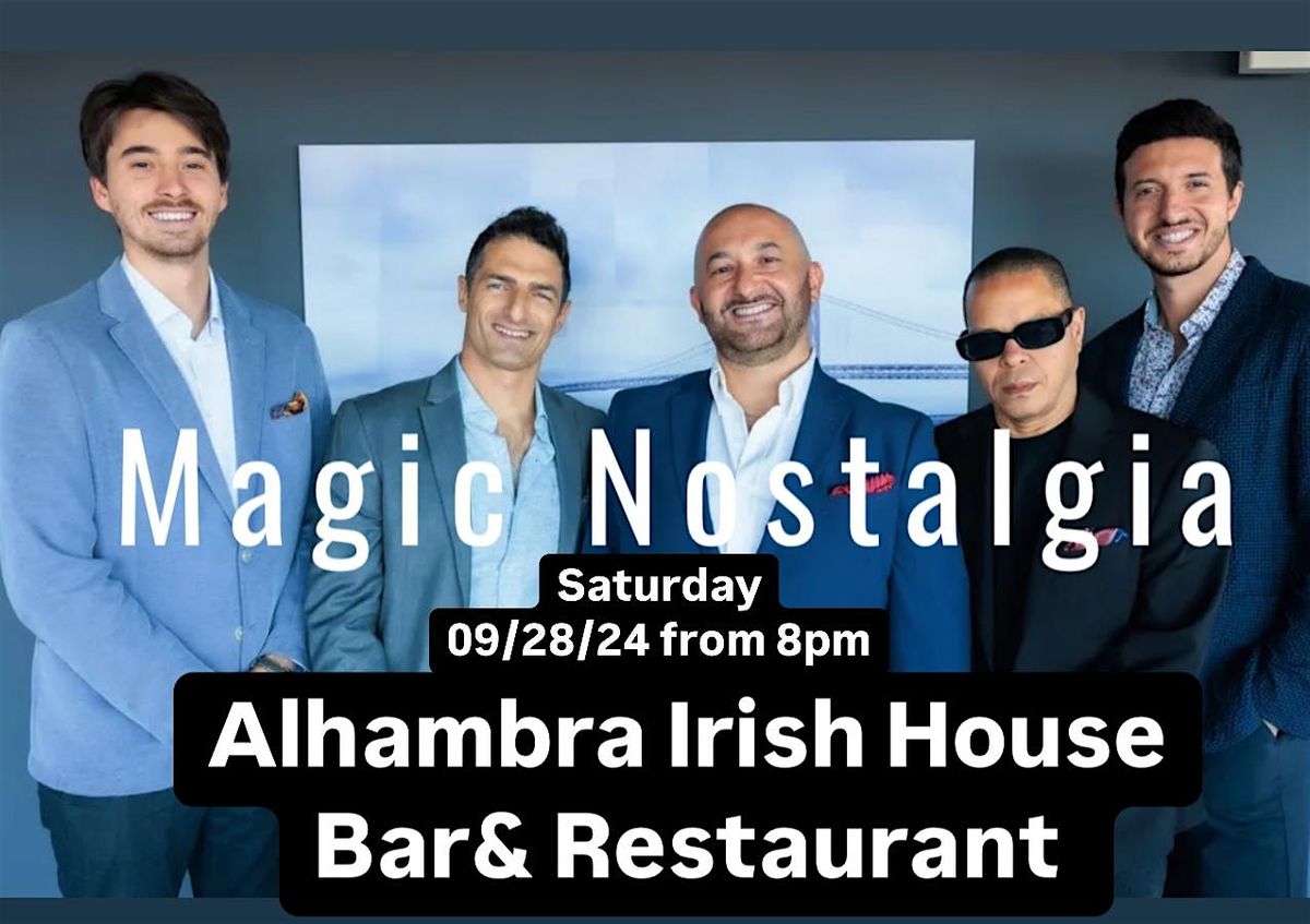 Magic Nostalgia Band. Food, drinks and the best pop hits from 80\u2019s till now