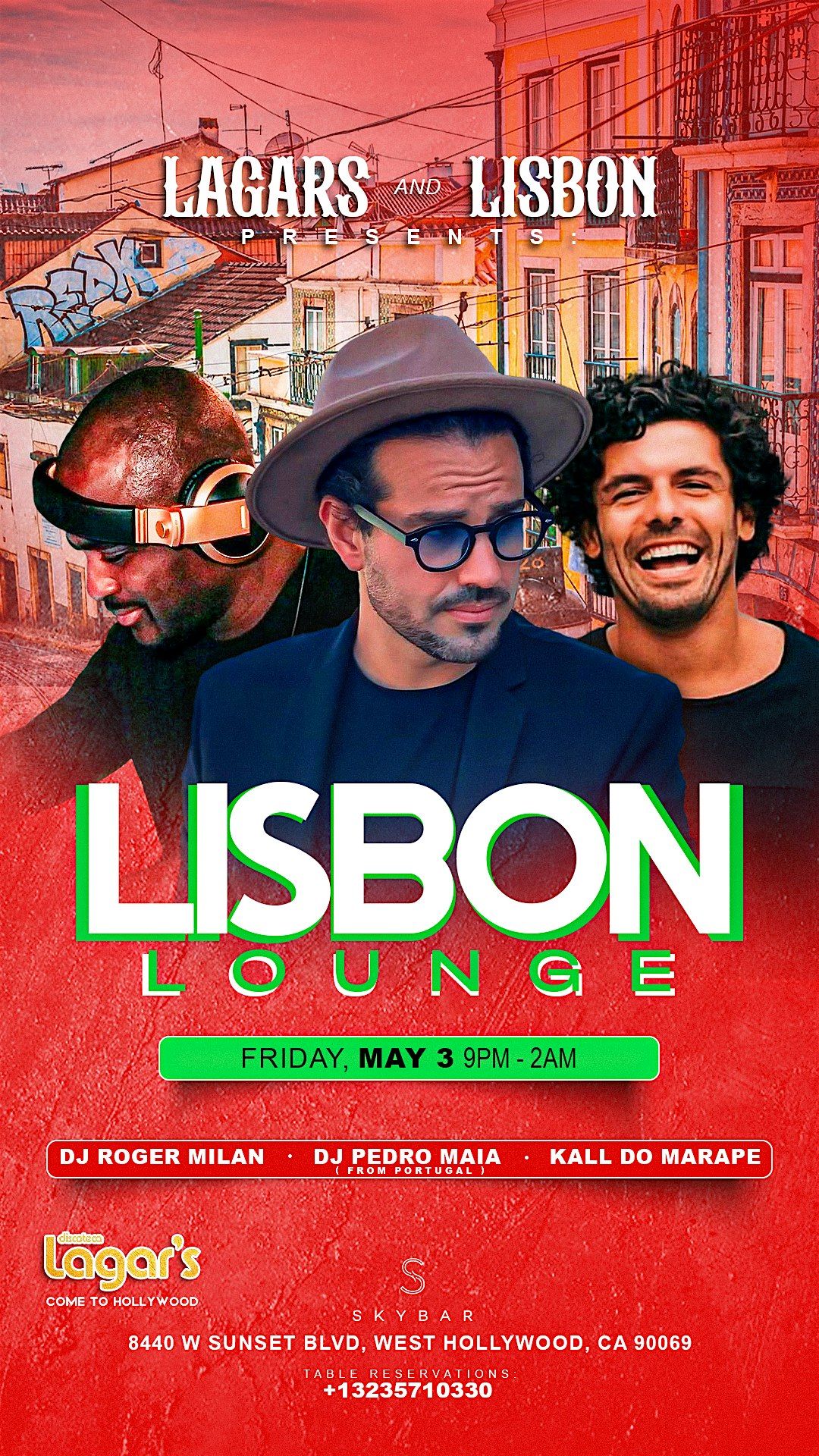 Lisbon Lounge at Skybar Los Angeles
